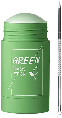 DARYUE Green Tea Mask Stick For Face With Whitehead Removing Pin(2 Items in the set)