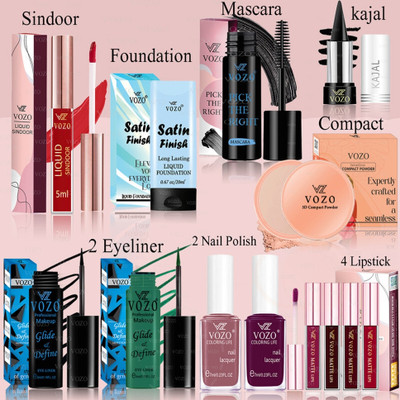 VOZO Makeup Combo Full Cosmetic Kit with High-Quality, Skin-Friendly -159(13 Items in the set)