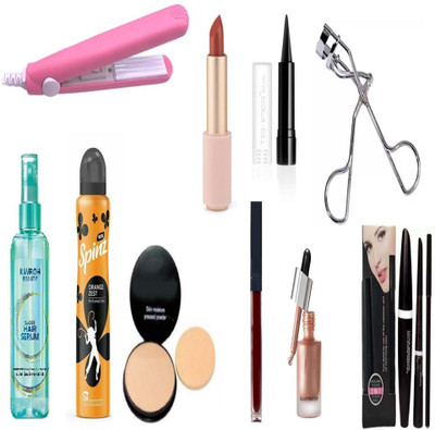 KAVROH BEAUTY MAKE UP COMBO KIT WITH DEODORANT AND SERUM PAK OF 10(10 Items in the set)