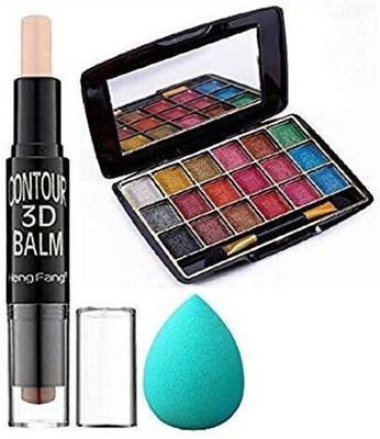RTB Concealer Bronzer Highlighter Stick 3D Contour Balm And Mini Eyeshadow Pallete(3 Items in the set)