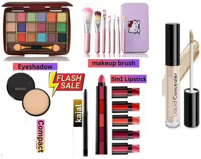 Zailie face makeup combo for women/girls Set Of 6(7 Items in the set)