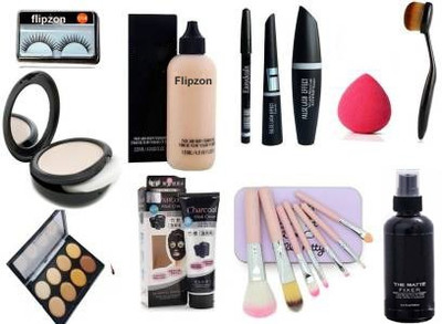 FLIPZON New trending Beauty makeup combo kit set of 12(12 Items in the set)