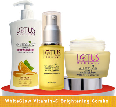LOTUS HERBALS WhiteGlow Vitamin-C Power Radiance Pack(3 Items in the set)