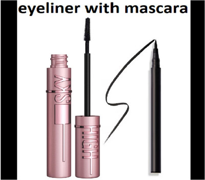 nn SUPER PERFECT JET BLACK EYELINER QWITH MASCARA PACK OF 2(2 Items in the set)
