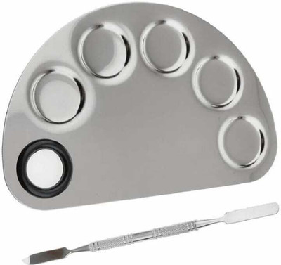 GLOW IT professional Stainless Steel Cosmetic Makeup Palette Spatula Foundation/Eyeshado Mixing Tool(2 Items in the set)