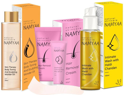 Namyaa 3 in 1 Intimate Value Pack|360gm(3 Items in the set)