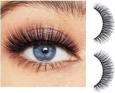AMOSFIA HIGH QUALITY NATURAL 3D EYELASHES BEST QUALITY FOR WOMEN(Pack of 1)