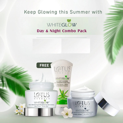 LOTUS HERBALS Whiteglow Day and Night Pack- 220g(1 Items in the set)