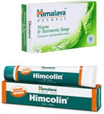 HIMALAYA Himcolin Gel 30 g with Neem Soap 75gm(2 Items in the set)