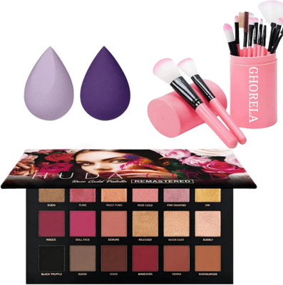 ghorela 1rosegold1pinkbox2puffblunderpackof04(4 Items in the set)