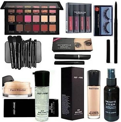 ravuk makeup combo kit for women (14 Items in the set)(14 Items in the set)