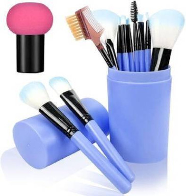 DAIMANPU Eyeshadow Brush Foundation Lips Eyebrows Face Cosmetic Makeup Brush Set(2 Items in the set)
