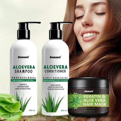 Sonavi Nourishing Hair Essentials: Shampoo, Conditioner & Deep Conditioning Mask(1 Items in the set)