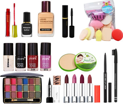 FOPE New Fashion Makeup Combo Kit Set of 23 For Women/Girls NFMK06JM202427(23 Items in the set)