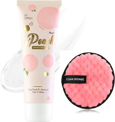 Yuency Peach Makeup Remover With Makeup Remover Pad(2 Items in the set)