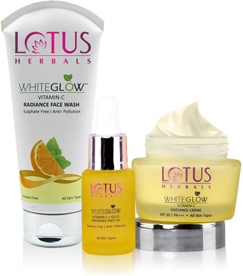 LOTUS HERBALS WhiteGlow Vitamin-C Radiance Pack(3 Items in the set)