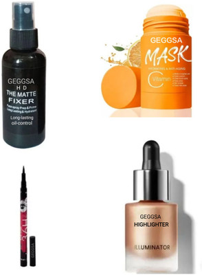 Geggsa Makeup Combo Kit For Girls And Women(4 Items in the set)