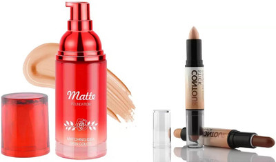 Neycare Natural with Highlighter and Contour Stick With Foundation Easy To Use(2 Items in the set)