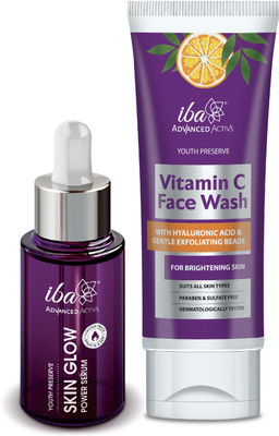 Iba Advanced Activs Vitamin C Face Wash + Skin Glow Power Serum Combo(2 Items in the set)