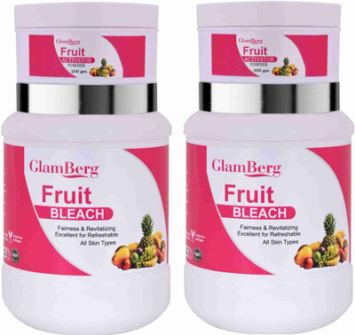 Glamberg Herbal Fruit Bleach Cream With Activator 1 kg x 2(2000 g)