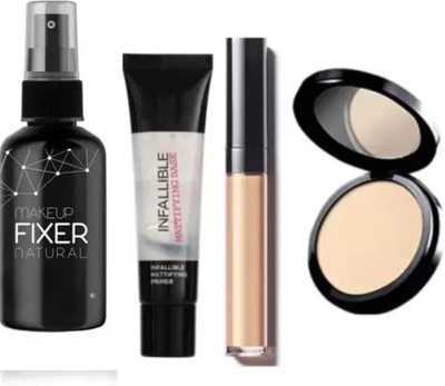 lately MAKEUP COMBO OF FIXER PRIMER COMPACT & CONCEALER(4 Items in the set)