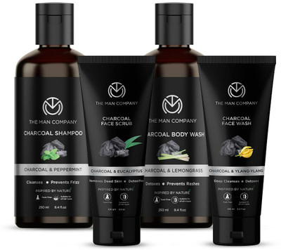 THE MAN COMPANY Anti-Pollution Charcoal Set(4 Items in the set)