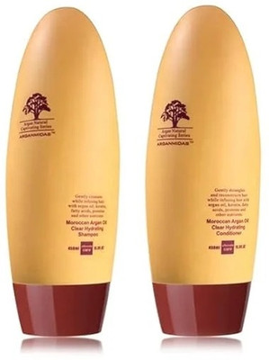 Arganmidas Moroccan Argan Oil Clear Hydrating Shampoo & Conditioner Pack of 2 450ml each(2 Items in the set)
