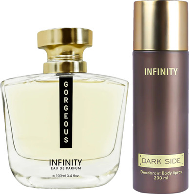INFINITY Gorgeous EDP Long Lasting Perfume & Dark Side Deodorant Body Spray(2 Items in the set)