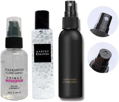 tanvi27 Professional Touch Makeup Fixer, Primer for Face Makeup For All Skin Types & Makeup remover(3 Items in the set)