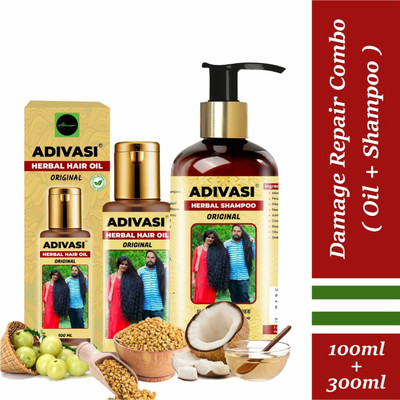 Adivasi Herbal Hair Growth Combo (2 Items in the set)(2 Items in the set)