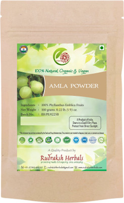 RUDRAKSHHERBALS RUDRAKSH HERBALS AMLA POWDER 100G(1 Items in the set)