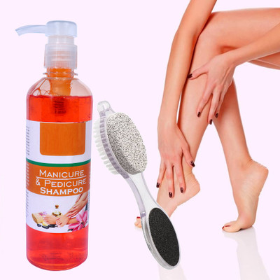Sheny cleaning hand and Foot Manicure Pedicure Shampoo And 4 In 1(2 Items in the set)