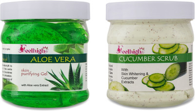 feelhigh ALOEVERA GEL 500GM(2 Items in the set)