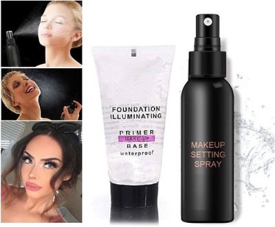YAWI BEST NATURAL TUBE PRIMER WITH MAKE UP FIX SPARY MAKE UP COMBO(2 Items in the set)