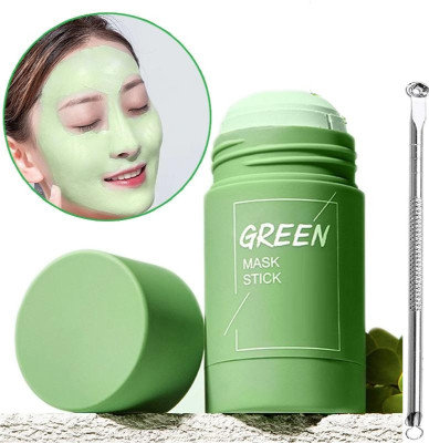 Yuency Cleansing Mask Mud Apply Mask, Green Tea and pimple remover pin(2 Items in the set)