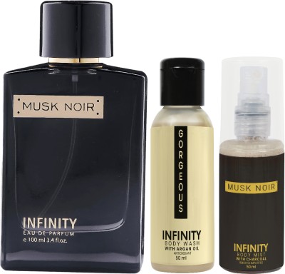 Infinity Bare EDP Perfume 100ml, Beaute Body Wash 50ml, Beaute Body Mist 35ml(3 Items in the set)