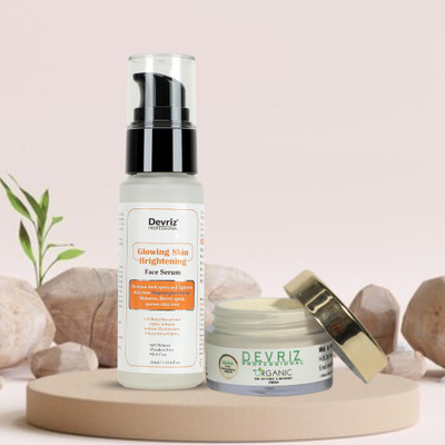 DEVRIZ PROFESSIONAL Day serum With Night Cream For Acne, Pigmentation, and dark Spots Removal Combo(2 Items in the set)