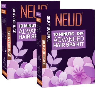 NEUD 4-Step DIY Advanced Hair Spa Kit for Salon-Like Silky Bounce at Home - 1 Pack (40g)(2 Items in the set)