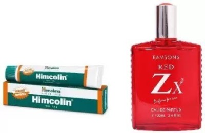 HIMALAYA Himcolin Gel + RED ZX Eau de Parfum -30 ml  (2 Items in the set)