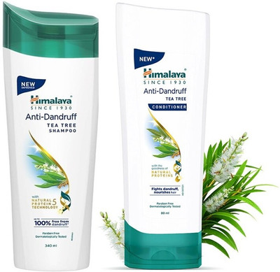 HIMALAYA Anti-Dandruff Tea Tree Shampoo 340ml with Conditioner 80ml(2 Items in the set)