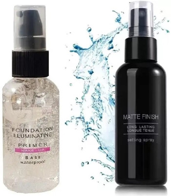 Yuency WATERPROOF FIXER PRIMER (TRANSPARENT) Primer set of 2(2 Items in the set)