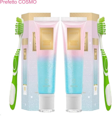 Prefetto COSMO Teeth Glow Combo – Niacinamide Paste + Brush(4 Items in the set)