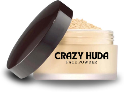 CRAZYHUDA Weightless Stay Matte Powder | Oil Control | Pore Minimizing | Medium Coverage Compact(Beige, 25 g)