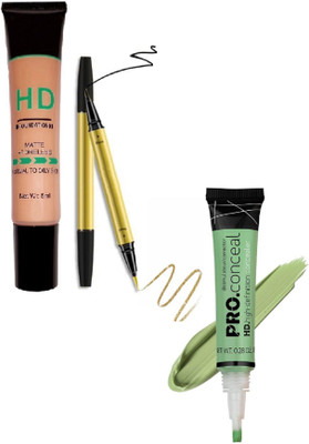 nn soft and smooth new perfect face makeup combo set easy to use natural look pack of 3(3 Items in the set)