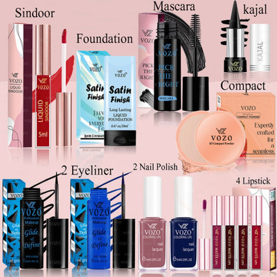 VOZO Makeup Combo Full Cosmetic Kit with High-Quality, Skin-Friendly -133(13 Items in the set)