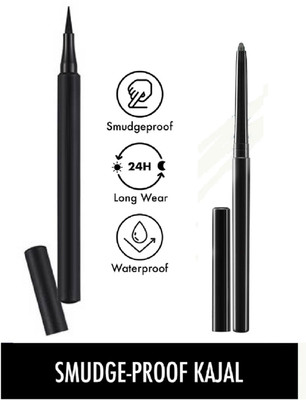 Neycare smudged proof new eye combo set easy to use pack of 2(2 Items in the set)