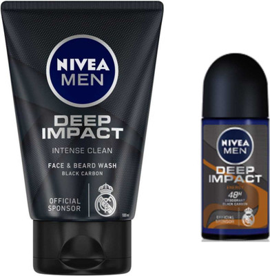 NIVEA Deep Impact 100ml Fw and DI Energy 50ml Roll On set of 2(2 Items in the set)