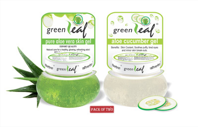 GREENLEAF Combo Aloe vera gel 120g + Cucumber gel 120 g(1 Items in the set)