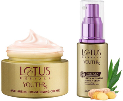 LOTUS HERBALS YOUTHRX Transforming Cream With Activating Serum+Creme(2 Items in the set)