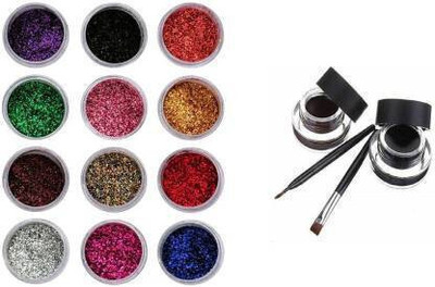 Lenon Beauty Colourful Sparkles Eyeshadow Glitter Powde(2 Items in the set)